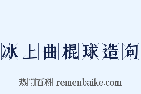 冰上曲棍球造句是什么意思的图片